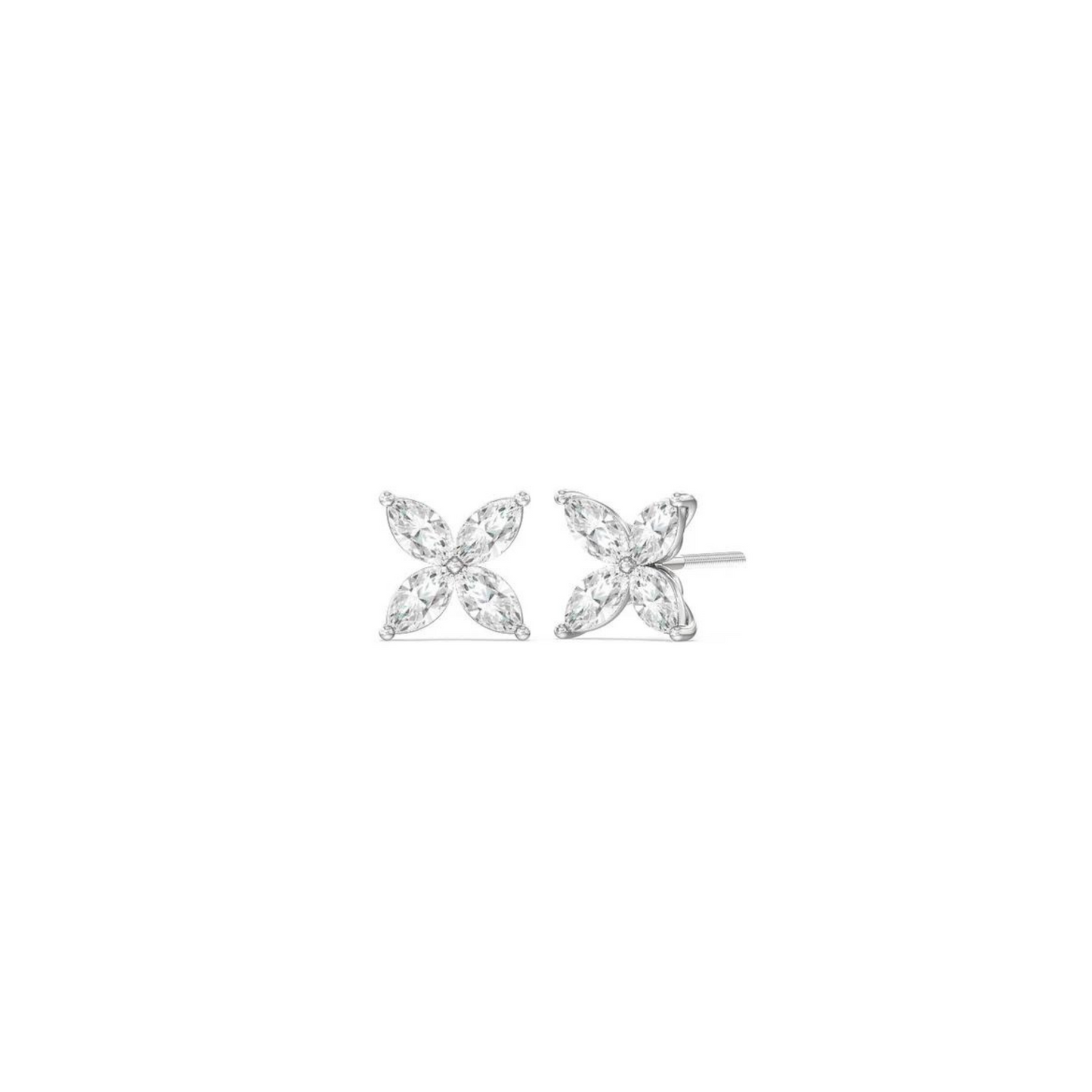 Wild Flower Diamond Studs