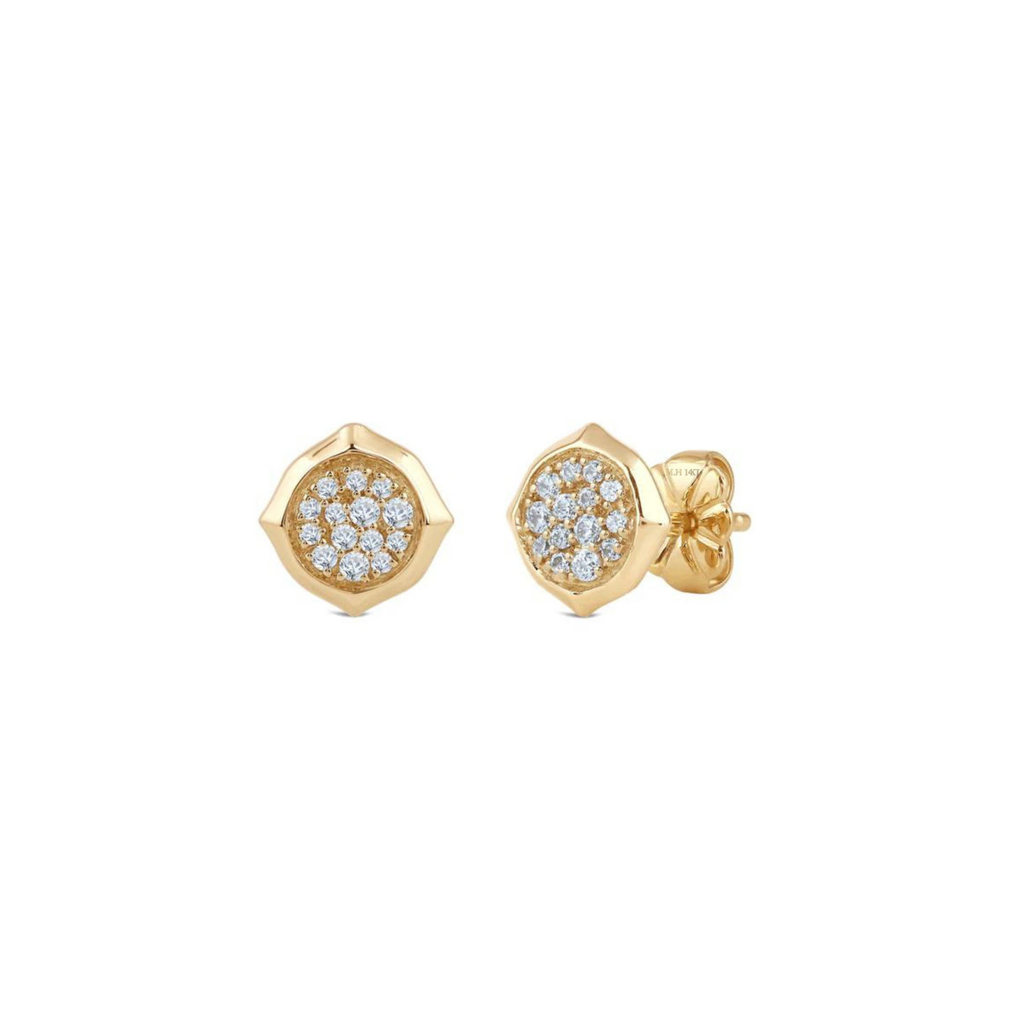 Pave Diamond Studs