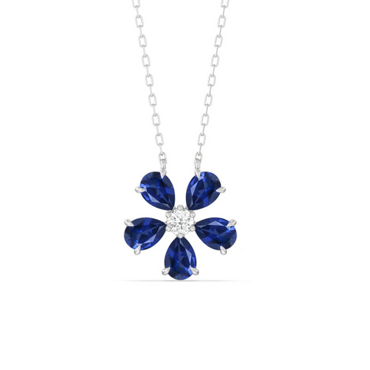 Gems Daisy Necklace